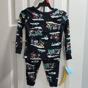 Disney Holiday Pajamas Kid Size 2T